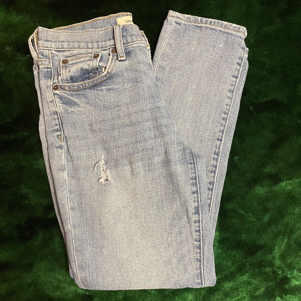 Gap Distressed Blue Jeans